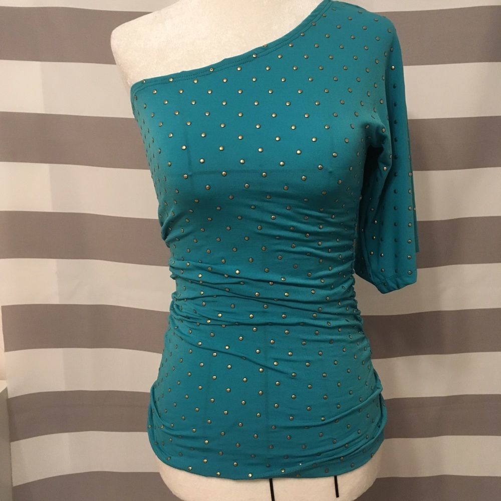 Arden B one shoulder top NWOT